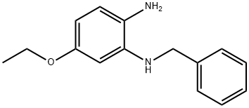 1,2-Benzenediamine, 4-ethoxy-N2-(phenylmethyl)- 结构式