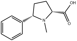 D-Proline, 1-methyl-5-phenyl-, (5S)- Structure
