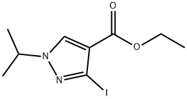 ethyl 3-iodo-1-isopropyl-1H-pyrazole-4-carboxylate Structure