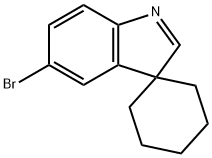 Spiro[cyclohexane-1,3'-[3H]indole], 5'-bromo- 结构式