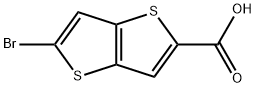 5-bromothieno[3,2-b]thiophene-2-carboxylic acid Struktur