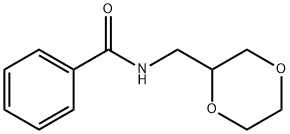 N-((1,4-二恶烷-2-基)甲基)苯甲酰胺 结构式