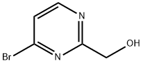 2-Pyrimidinemethanol, 4-bromo- Structure