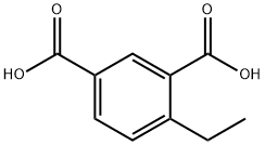 4-乙苯-1,3-二甲酸 结构式