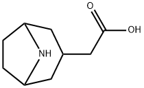 2-(8-氮杂双环[3.2.1]辛基-3-基)乙酸,1378784-77-0,结构式