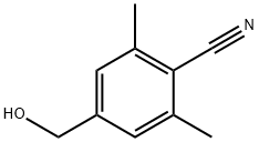 4-(羟甲基)-2,6-二甲基苄腈, 1378861-92-7, 结构式