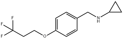 cyclopropyl[4-(3,3,3-trifluoropropoxy)benzyl]amine,1378948-09-4,结构式