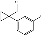 1-(3-氟苯基)环丙基甲醛,1379028-41-7,结构式