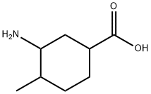 Cyclohexanecarboxylic acid, 3-amino-4-methyl- 化学構造式