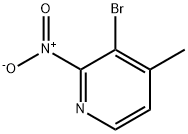 Pyridine, 3-bromo-4-methyl-2-nitro- Struktur