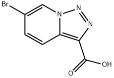 [1,2,3]Triazolo[1,5-a]pyridine-3-carboxylic acid, 6-bromo- Struktur