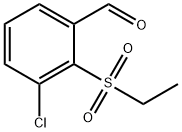 3-chloro-2-(ethanesulfonyl)benzaldehyde Structure