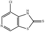 Thiazolo[5,4-c]pyridine-2(1H)-thione, 7-chloro- 化学構造式