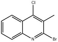 2-溴-4-氯-3-甲基喹啉 结构式