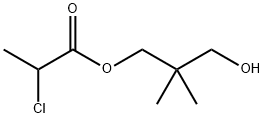 Propanoic acid, 2-?chloro-?, 3-?hydroxy-?2,?2-?dimethylpropyl ester Struktur