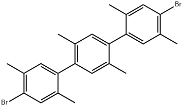 4,4"-dibromo-2,2',2",5,5',5"-hexamethyl-1,1':4',1"-terphenyl,1382735-12-7,结构式