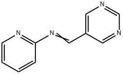 2-Pyridinamine, N-(5-pyrimidinylmethylene)- 结构式