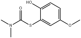 Carbamothioic acid, N,N-dimethyl-, S-(2-hydroxy-5-methoxyphenyl) ester Structure