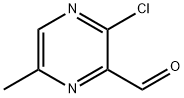 2-Pyrazinecarboxaldehyde, 3-chloro-6-methyl- Structure