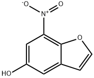 5-Benzofuranol, 7-nitro- Struktur