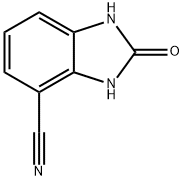 1H-Benzimidazole-4-carbonitrile, 2,3-dihydro-2-oxo- Structure