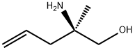 (R)-2-Amino-2-methylpent-4-en-1-ol 化学構造式