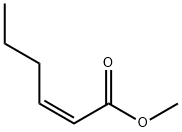 2-Hexenoic acid, methyl ester, (2Z)- Struktur