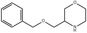 Morpholine, 3-[(phenylmethoxy)methyl]- 化学構造式