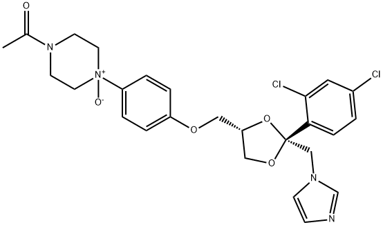 Ketoconazole N-Oxide 化学構造式