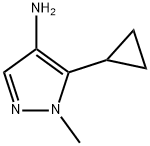 5-cyclopropyl-1-methyl-1H-pyrazol-4-amine Struktur