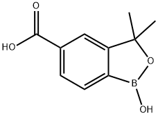 1-羟基-3,3-二甲基-1,3-二氢苯并[C][1,2]氧杂硼杂环戊烯-5-羧酸,1393477-34-3,结构式