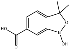 1-羟基-3,3-二甲基-1,3-二氢苯并[C][1,2]氧杂硼杂环戊烯-6-羧酸, 1393477-51-4, 结构式