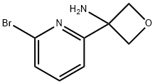 3-(6-bromopyridin-2-yl)oxetan-3-amine Structure