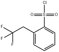 Benzenesulfonyl chloride, 2-(2,2,2-trifluoroethyl)- Structure