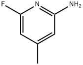 6-氟-4-甲基吡啶-2-胺,1393557-04-4,结构式