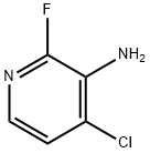 4-氯-2-氟吡啶-3-胺, 1393567-12-8, 结构式