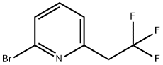 2-溴-6-(2,2,2-三氟乙基)吡啶 结构式