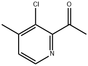 1-(3-chloro-4-methylpyridin-2-yl)ethanone Structure