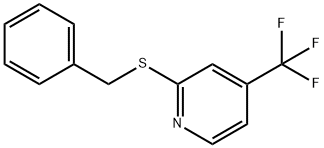 2-(BENZYLTHIO)-4-(TRIFLUOROMETHYL)PYRIDINE Structure