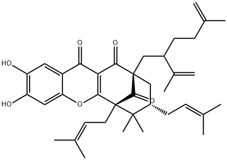 ヌジアンゲホリンA 化学構造式