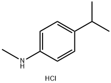 N-methyl-4-(propan-2-yl)aniline hydrochloride,1394042-73-9,结构式