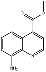 8-氨基喹啉-4-羧酸甲酯, 1394083-99-8, 结构式