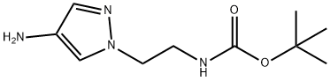 tert-butyl N-[2-(4-amino-1H-pyrazol-1-yl)ethyl]carbamate|(2-(4-氨基-1H-吡唑-1-基)乙基)氨基甲酸叔丁酯