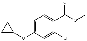 Methyl 2-chloro-4-cyclopropoxybenzoate Structure