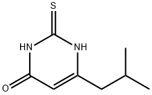 4(1H)-Pyrimidinone, 2,3-dihydro-6-(2-methylpropyl)-2-thioxo- Structure