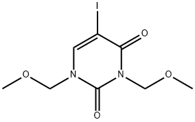 5-碘-1,3-双(甲氧基甲基)嘧啶-2,4(1H,3H)-二酮,1396408-90-4,结构式