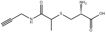 Cysteine, S-[1-methyl-2-oxo-2-(2-propyn-1-ylamino)ethyl]-|2-氨基-3-({1-[(丙-2-炔-1-基)氨基甲酰基]乙基}硫磺酰基)丙酸