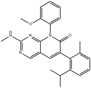 1398510-37-6 8-(2-methoxyphenyl)-2-(methylamino)-6-[2-methyl-6-(1-methylethyl)phenyl]-Pyrido[2,3-d]pyrimidin-7(8H)-one