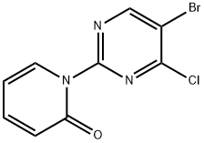 4-Chloro-5-bromo-2-(1H-pyridin-2-one)pyrimidine 结构式