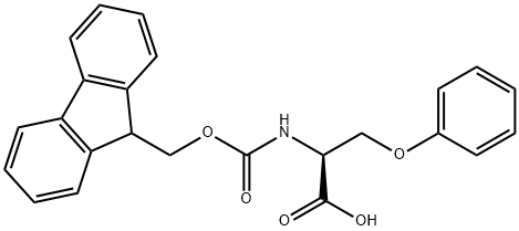 N-Fmoc-O-phenyl-L-serine 化学構造式
